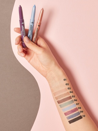 24ORE COLOR POWER EYESHADOW 01 CHAMPAGNE WODOODPORNY CIEŃ W KREDCE