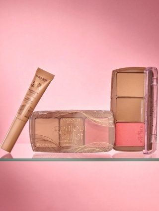 DEBORAH FACE TRIO PALETTE CONTOUR &SCULPT PALETA DO KONTUROWANIA 02 DARK