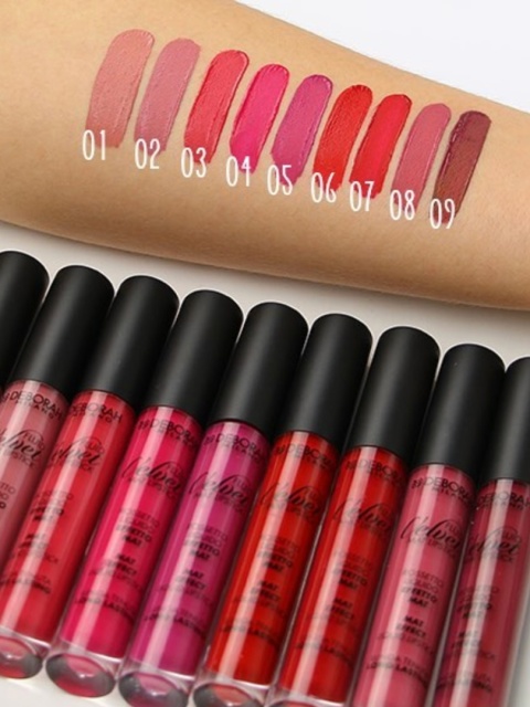 DEBORAH FLUID VELVET MAT LIPSTICK 01 ANTIQUE ROSE MATOWA POMADKA DO UST