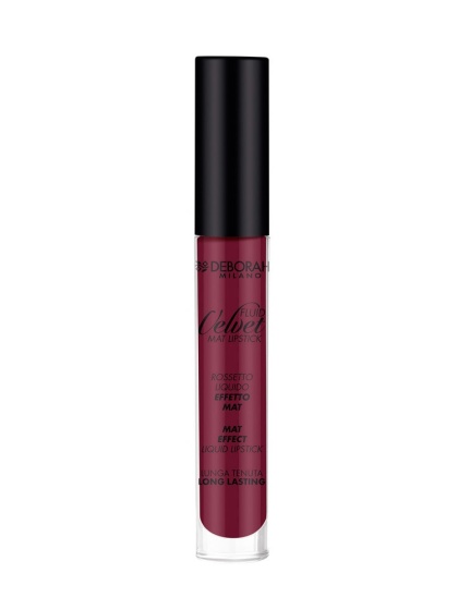 DEBORAH FLUID VELVET MAT LIPSTICK 09 PURPLE WINE MATOWA POMADKA DO UST