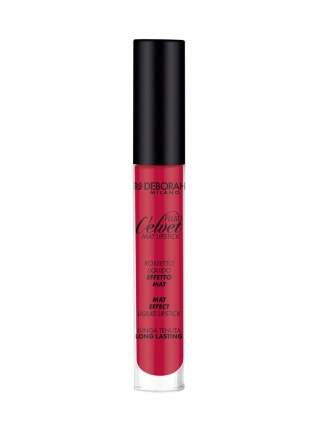 DEBORAH FLUID VELVET MAT LIPSTICK 21 POPPY RED MATOWA POMADKA DO UST