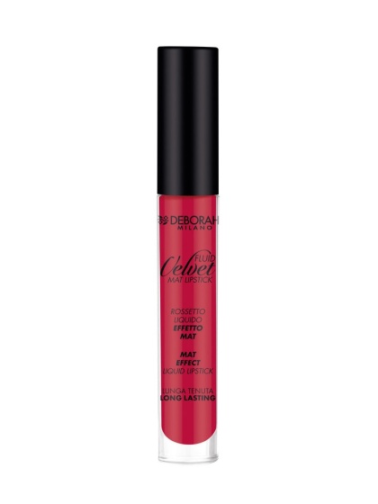 DEBORAH FLUID VELVET MAT LIPSTICK 21 POPPY RED MATOWA POMADKA DO UST