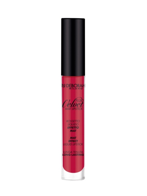 DEBORAH FLUID VELVET MAT LIPSTICK 21 POPPY RED MATOWA POMADKA DO UST
