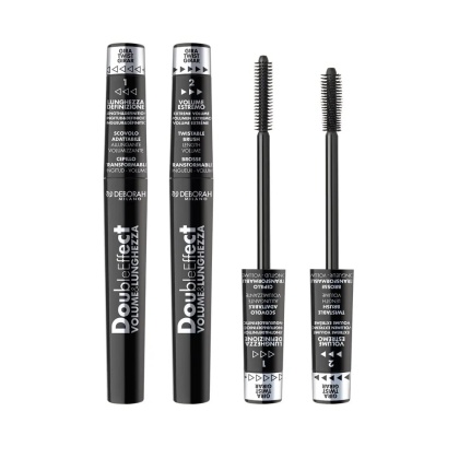 DEBORAH MASCARA DOUBLE EFFECT VOLUME&LENGTH TUSZ DO RZĘS